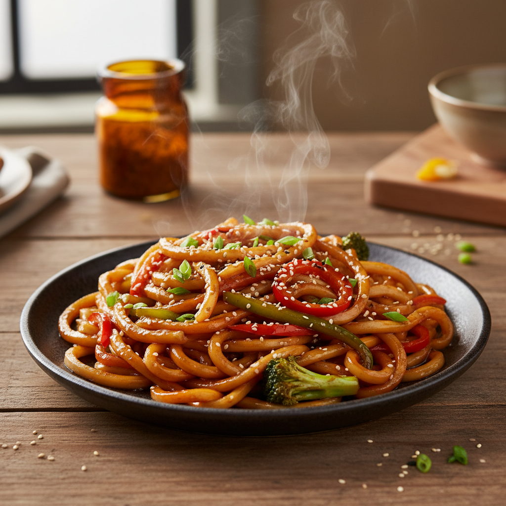 STIR-FRY NOODLES sabor energetico com azeite